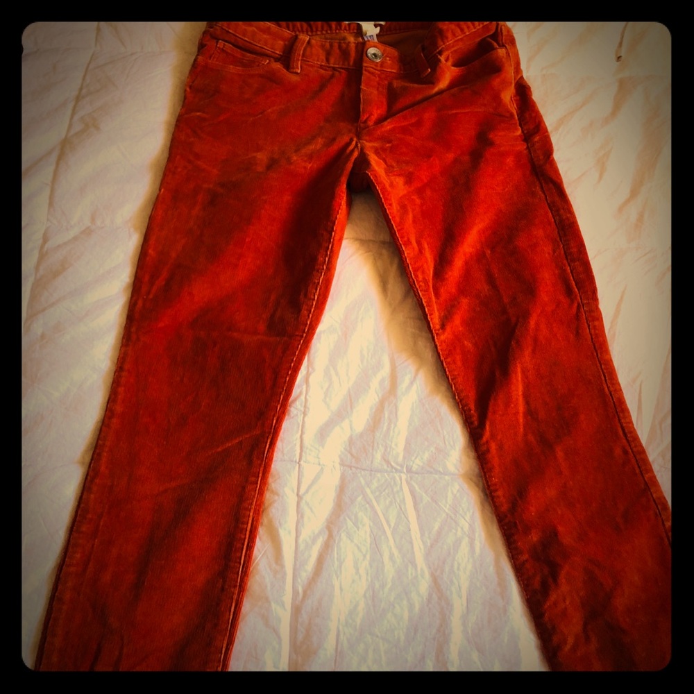 Banana Republic Rust/Burnt Orange Corduroy pants